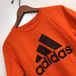 [SOLD on Mercari] Adidas Orange “The Go-To Tee” Logo Shirt
